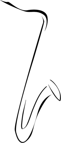 255x600 Music Saxophone Free Vector In Adobe Illustrator