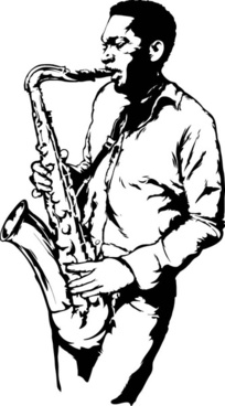 204x368 Vector Saxophone Free Vector Download