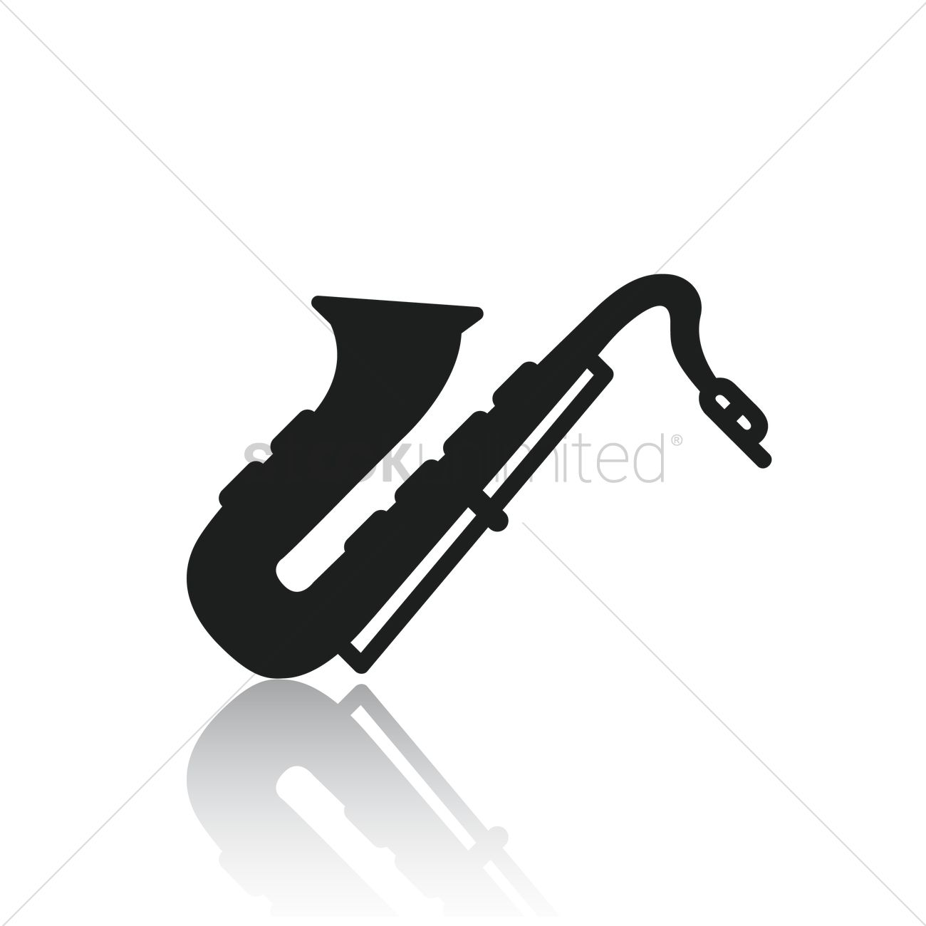 1300x1300 Saxophone Vector Image
