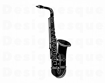340x270 Saxophone Vector Etsy