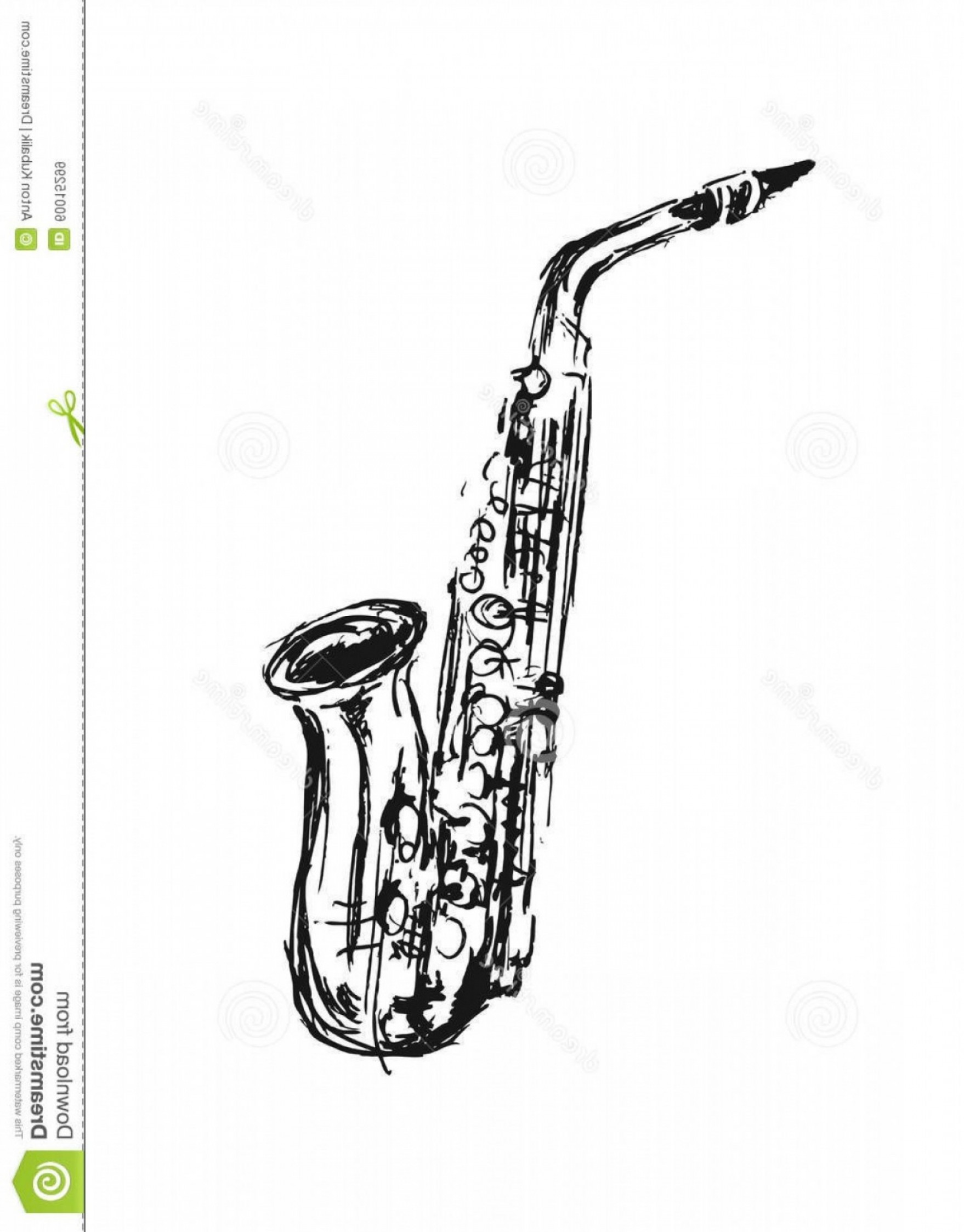 Saxophone Vector at Vectorified.com | Collection of Saxophone Vector ...