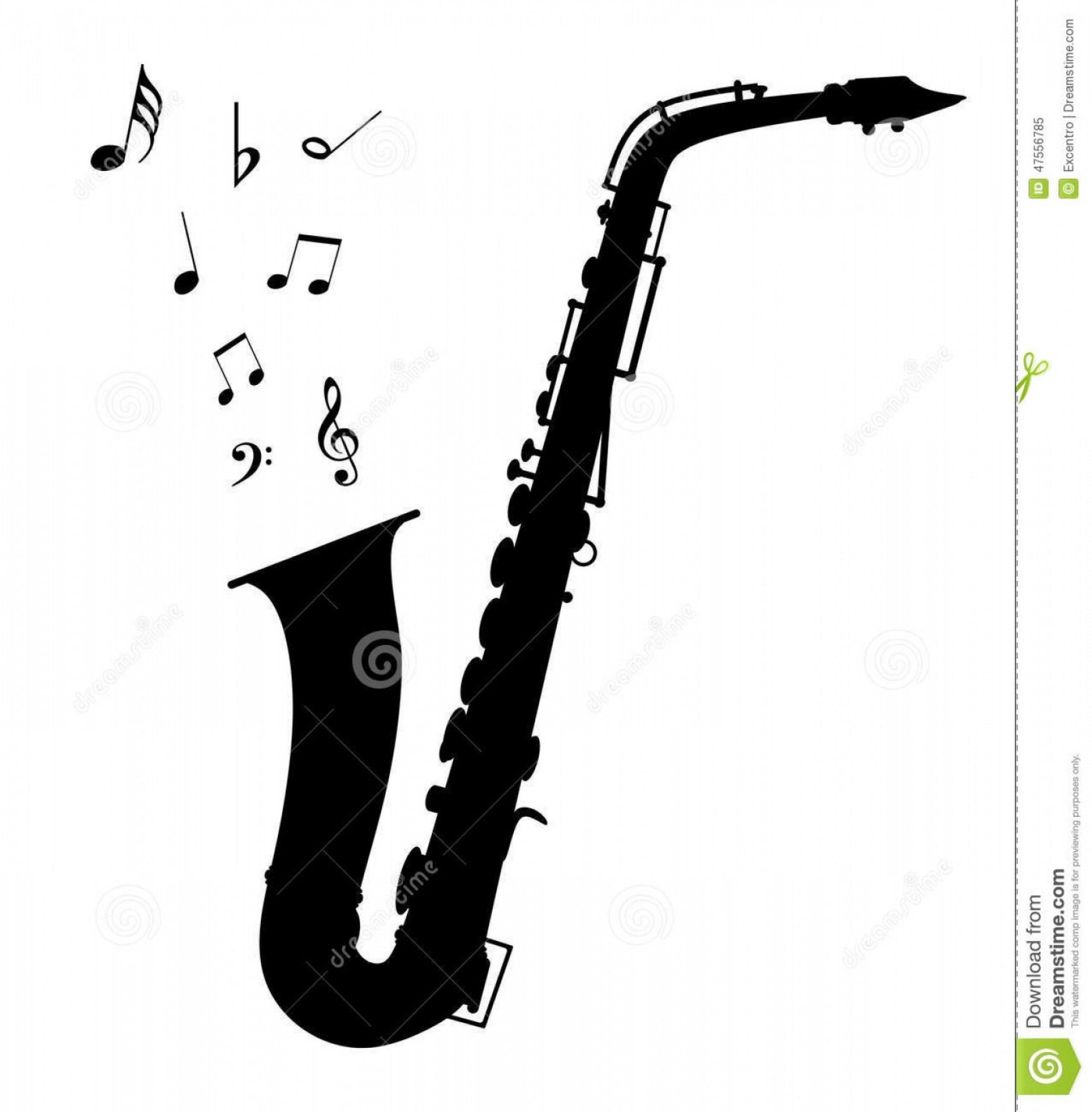 1838x1872 Stock Illustration Saxophone Vector Illustration Image Cqrecords