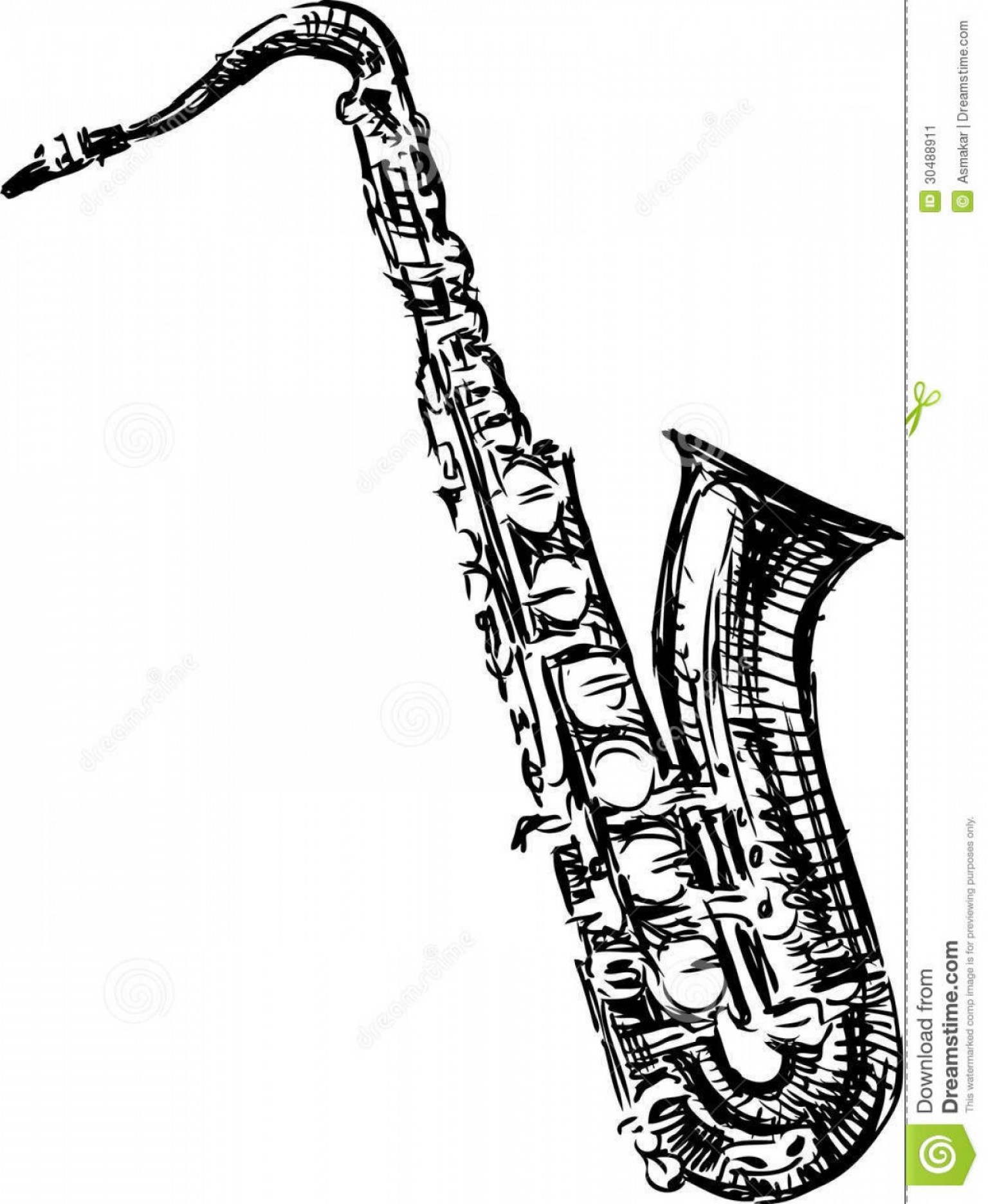 1536x1872 Stock Image Saxophone Vector Image Sketch Image Soidergi