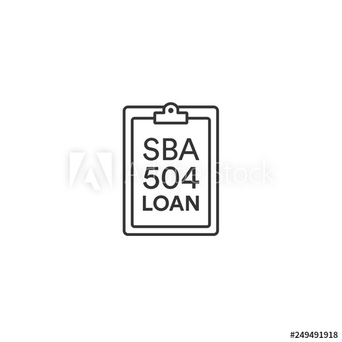 500x500 Sba Loan Vector Icon