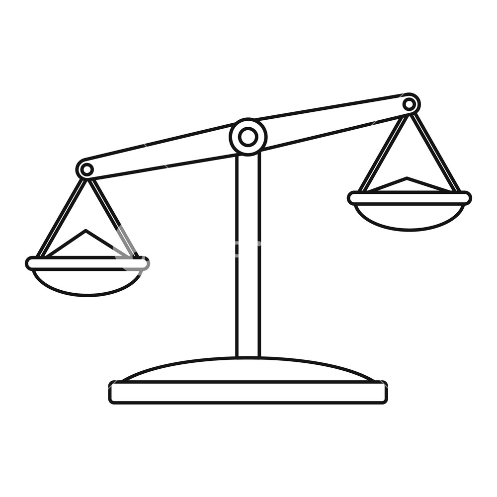 1000x1000 Pharmaceutical Scales Icon Outline Illustration Of Pharmaceutical