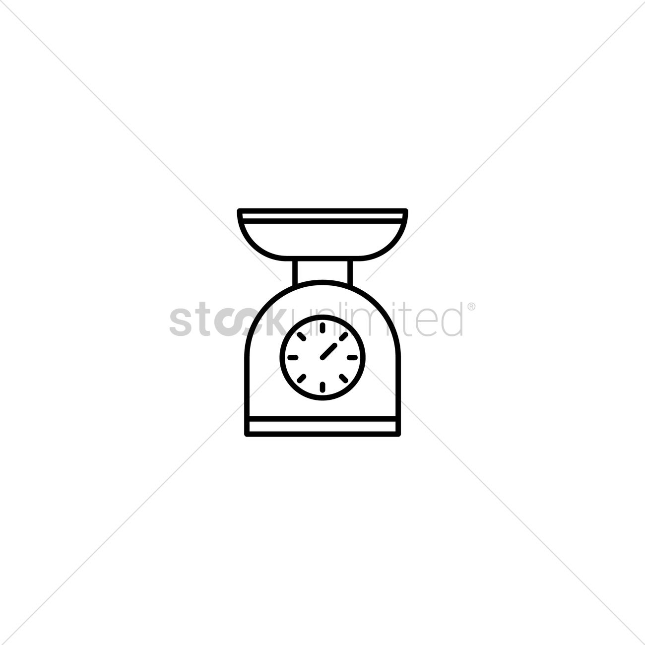 1300x1300 Weighing Scale Icon Vector Image