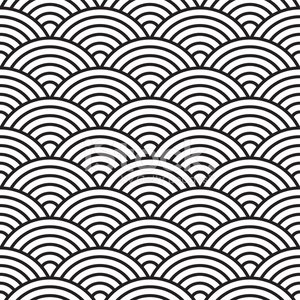 300x300 Seamless Fish Scale Pattern