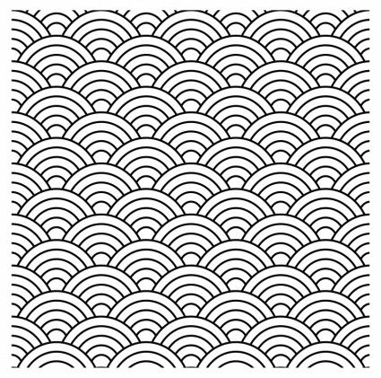 425x421 Seamless Fish Scale Pattern