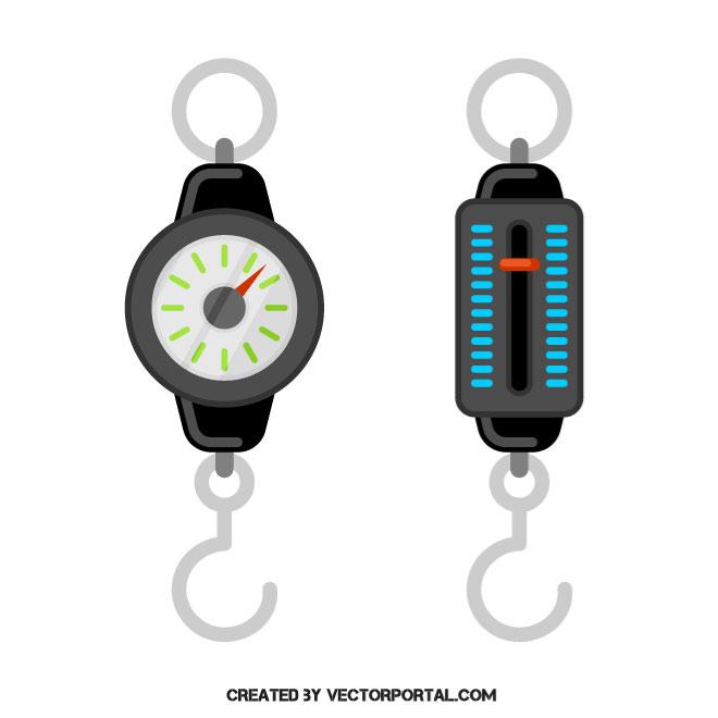 660x660 Spring Scale Vector Image