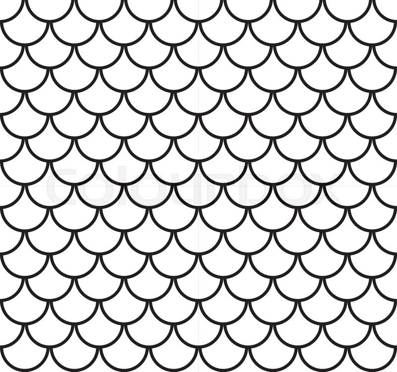 800x750 Seamless Fish Scale Pattern Vector Stock Vector Colourbox