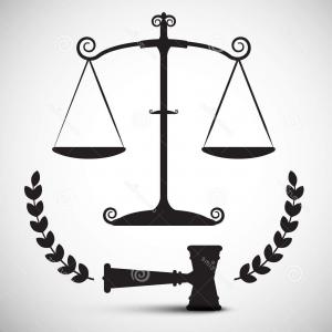 300x300 Photostock Vector Law And Justice Scales Icon Illustration Vector