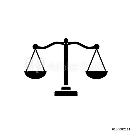 500x500 Scales Justice Vector Icon