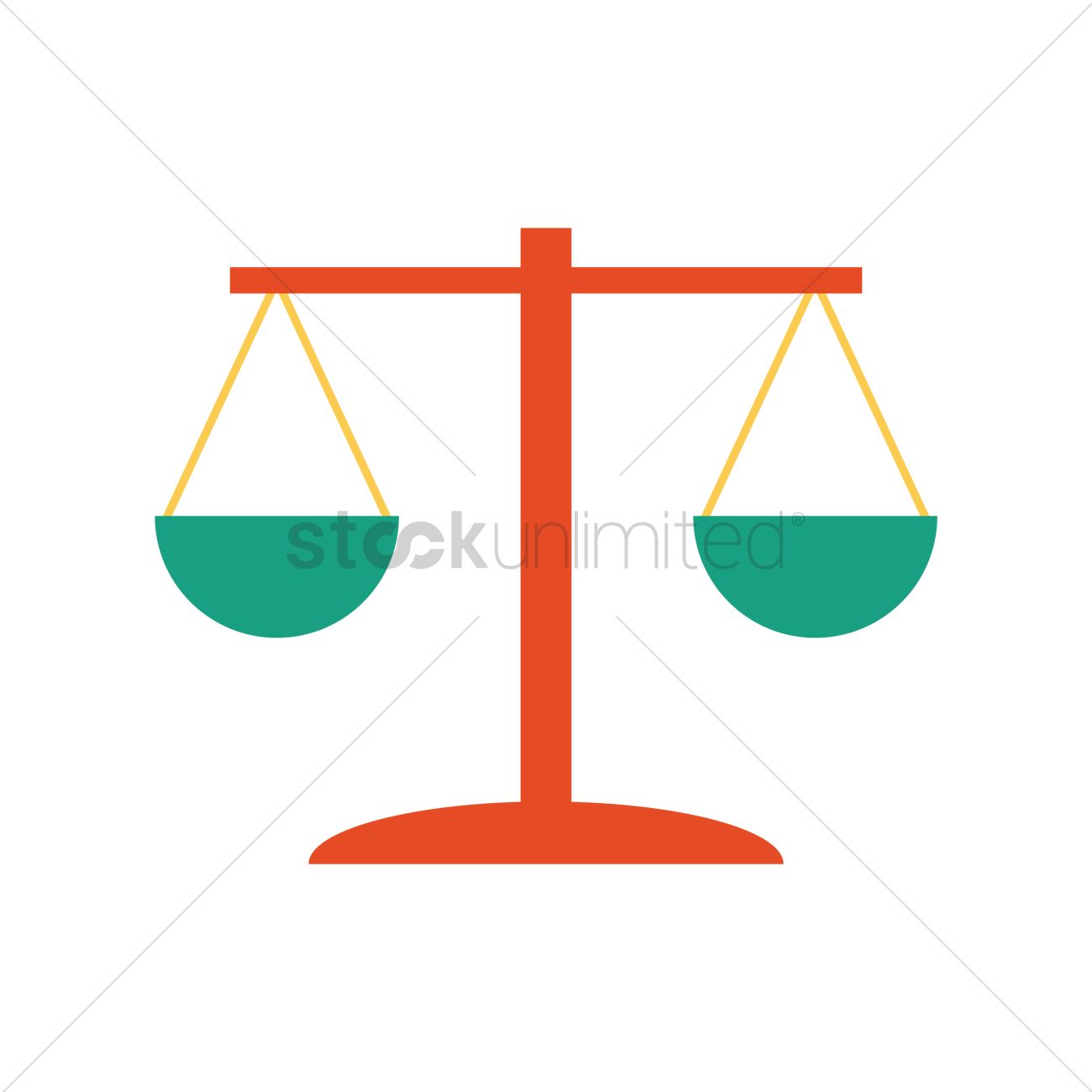 1300x1300 Scales Of Justice Vector Image