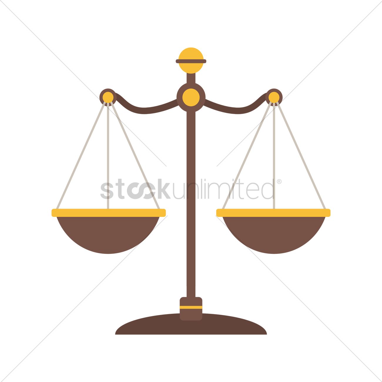 1300x1300 Scales Of Justice Vector Image