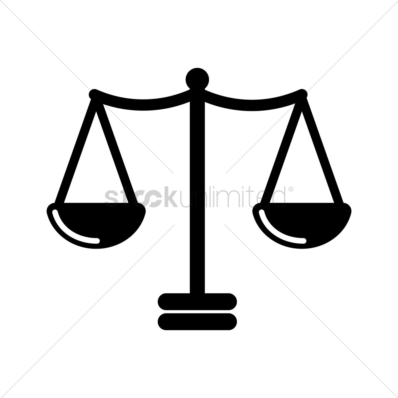 1300x1300 Scales Of Justice Vector Image