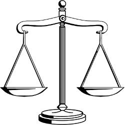 250x250 Collection Of 'scales Of Justice Drawing' Download More Than