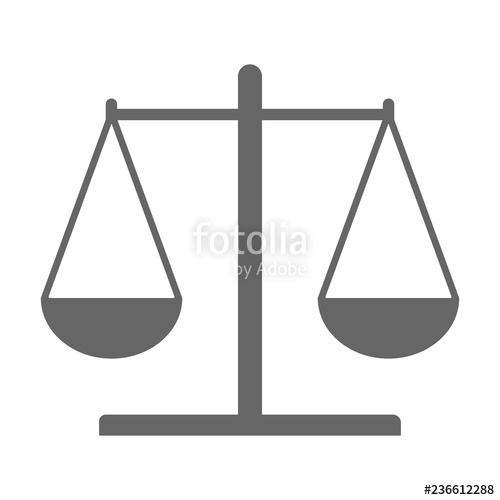 500x500 Scales Of Justice Vector Stock Image And Royalty Free Vector