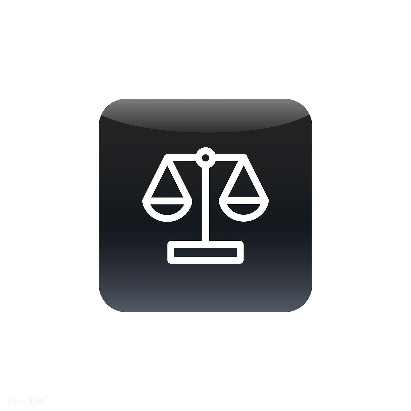 1400x1400 Justice Scale Icon Vector Free Image