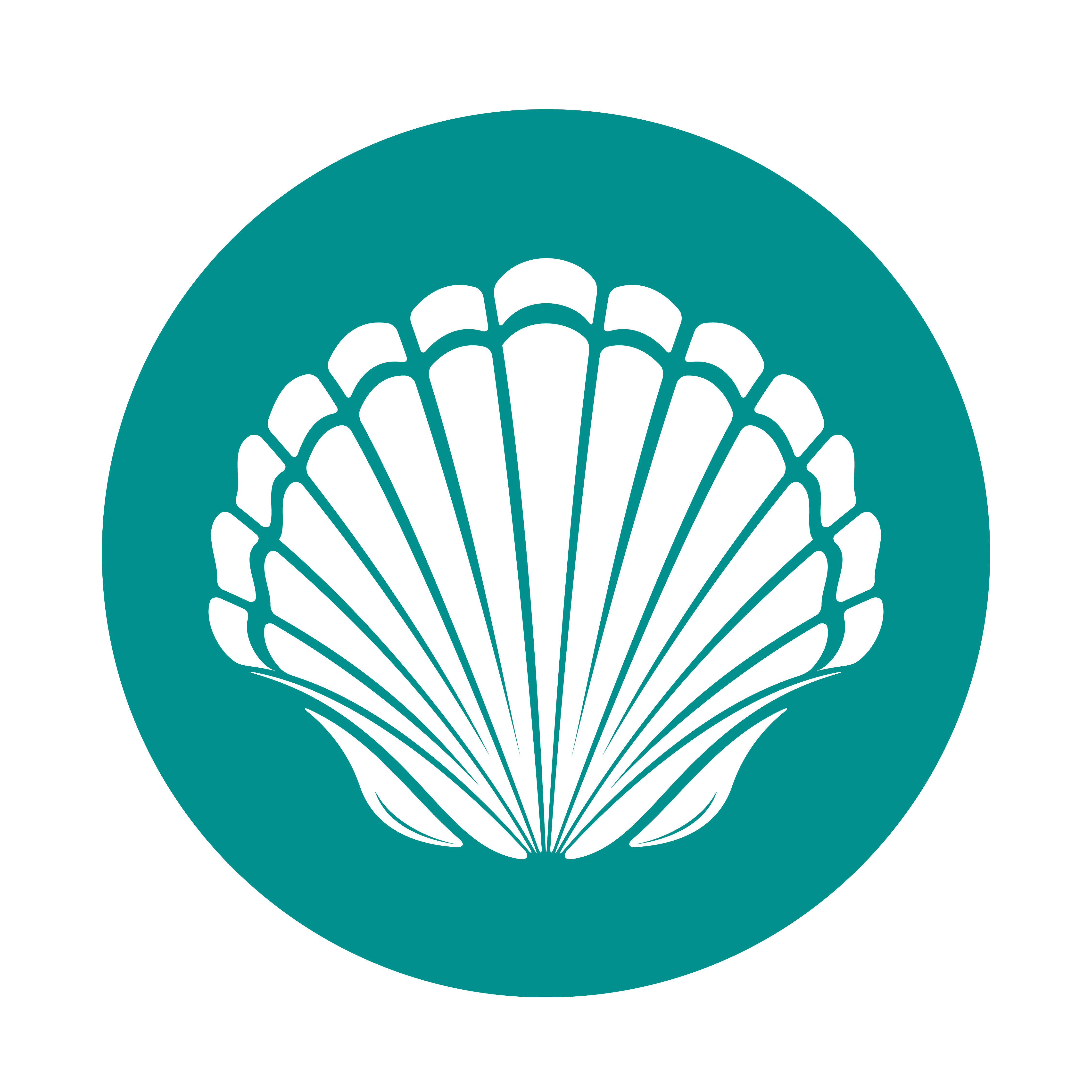 4500x4500 Scallop Shell Free Vector Art