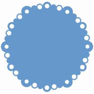 320x320 Vector Frame Clipart Scalloped Frame