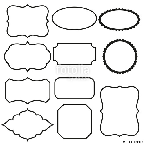 Scalloped Frame Vector at Vectorified.com | Collection of Scalloped ...