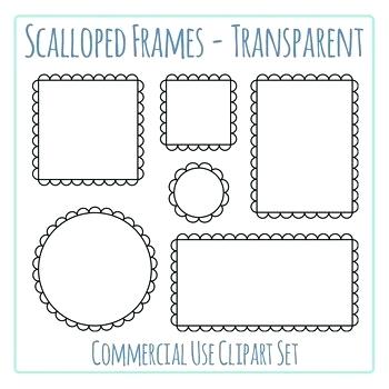 350x350 Scalloped Frame The Stamp Market Dies Edge Vector White Mirror