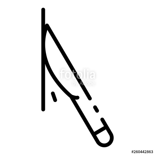 500x500 Forensic Lab Scalpel Icon Outline Forensic Lab Scalpel Vector