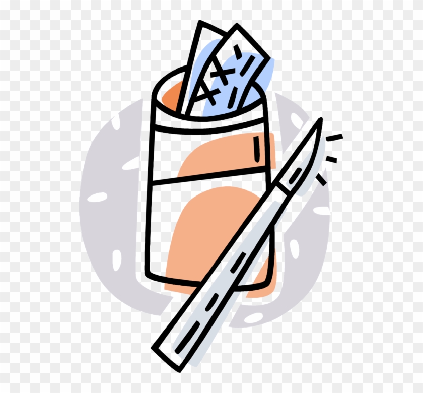 840x780 Vector Illustration Of Hospital Operating Room Scalpel