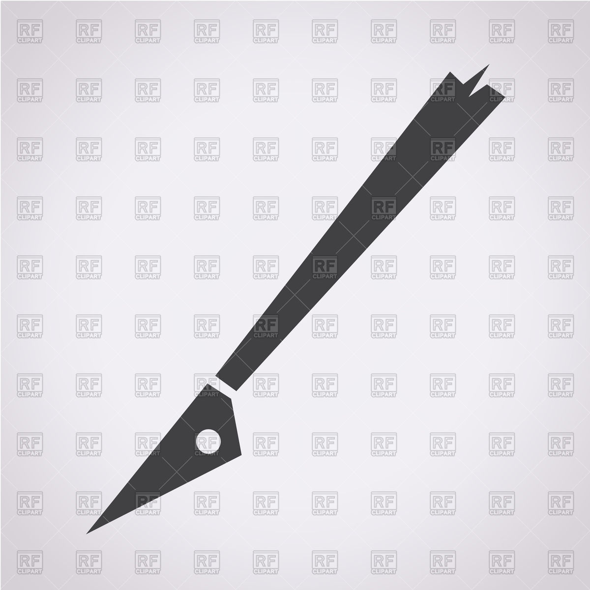 1200x1200 Ink Pen Or Scalpel Vector Image Of Industrial Tools Tumdee