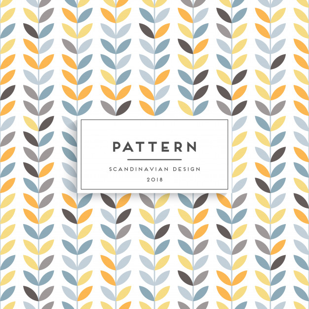 626x626 Scandinavian Seamless Pattern Vector Free Download