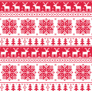 369x368 Vector Nordic Christmas Pattern Free Vector Download