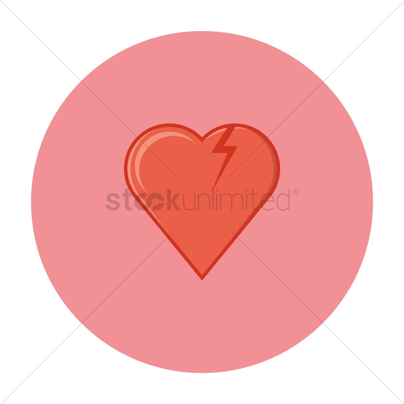 1300x1300 Heart With Scar Vector Image