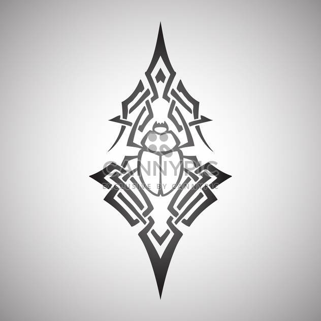 632x632 Scarab Beetle Tribal Vector Illustration Free Vector Download