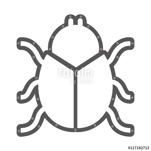 500x500 Scarab Beetle Animal Stock Image And Royalty Free Vector