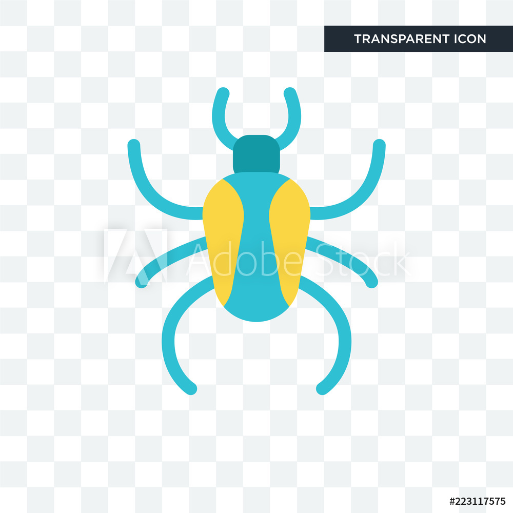 1000x1000 Fotografie, Obraz Scarab Vector Icon Isolated On Transparent