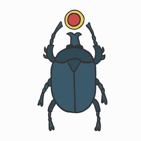 490x490 Egyptian Scarab Amulet, A Representative Of Khepri