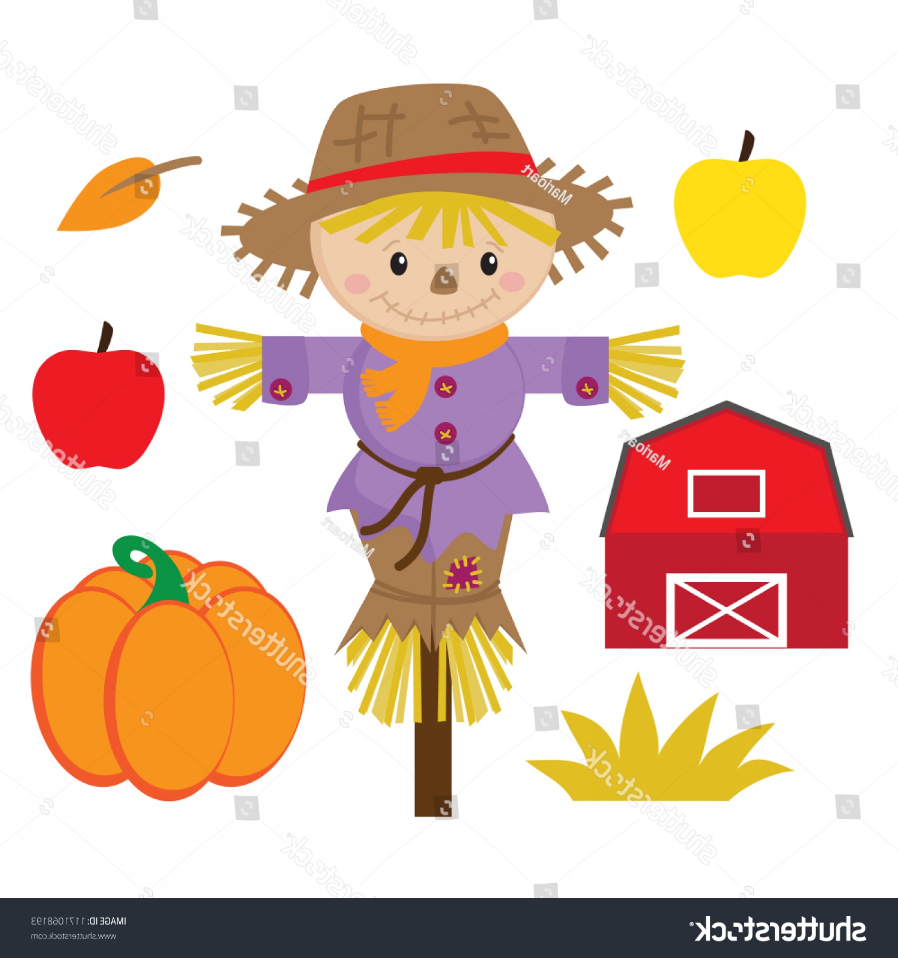 1800x1920 Scarecrow Vector Illustration Clip Art Studiogrfx