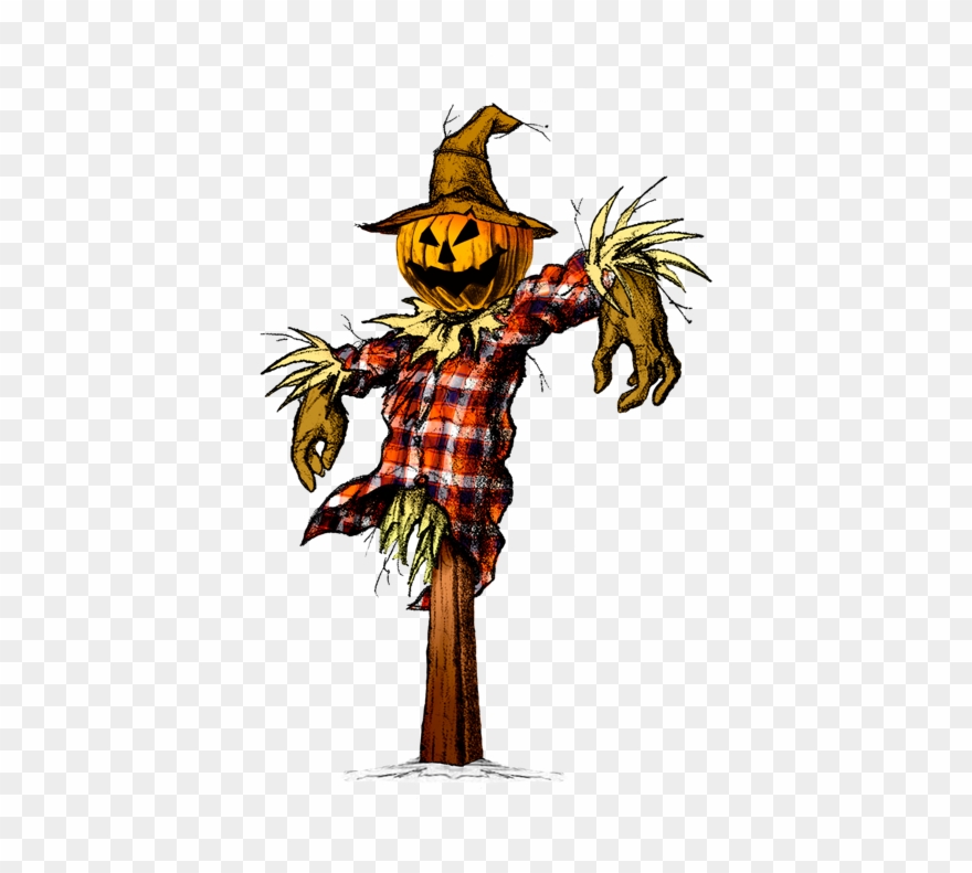 880x791 Scarecrow Vector Scary
