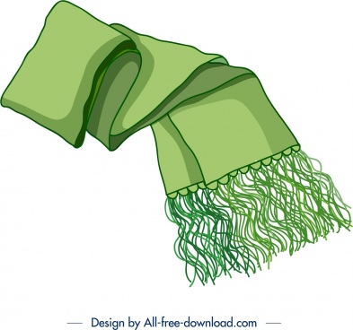 393x368 Scarf Free Vector Download