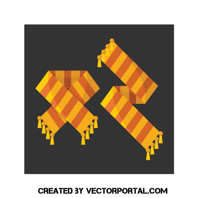660x660 Scarves Vector Clip Art