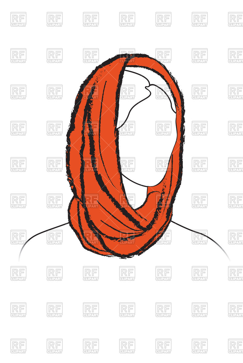 804x1200 Fashion Winter Accessory Women Clothing Stylish Warm Scarf Vector