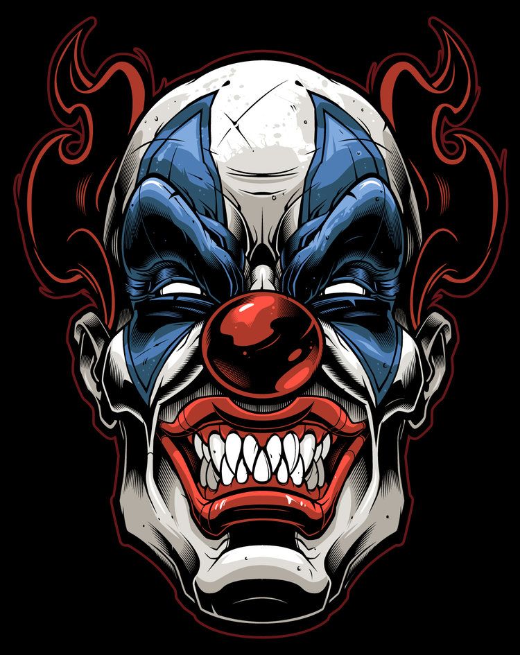 Scary Clowns Clown Tattoo, Evil Clown 750x945 Scary Clowns Clown Tattoo, Evil Clown
