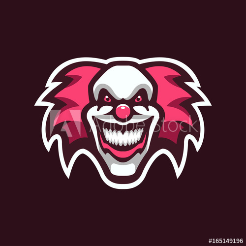 Scary Clown Mascot Head 500x500 Scary Clown Mascot Head
