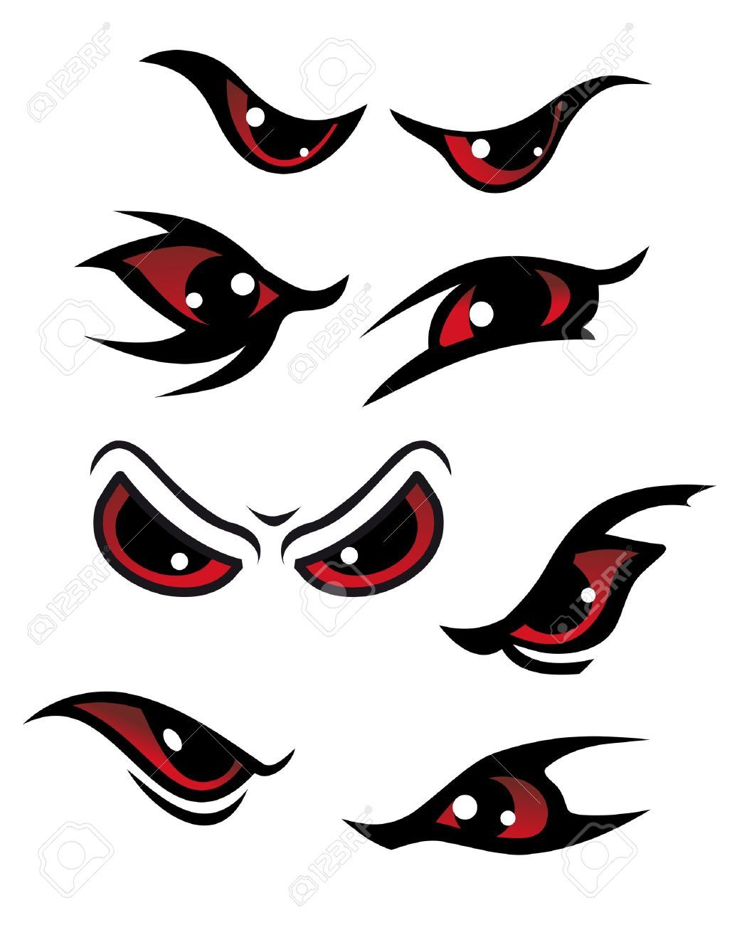 1036x1300 Scary Bloodshot Eyes Cartoon Images Pictures