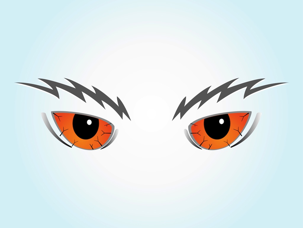 1024x769 Scary Eyes Vector Art Graphics
