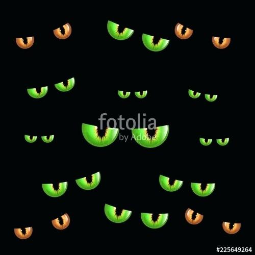 500x500 Halloween Spooky Eyes