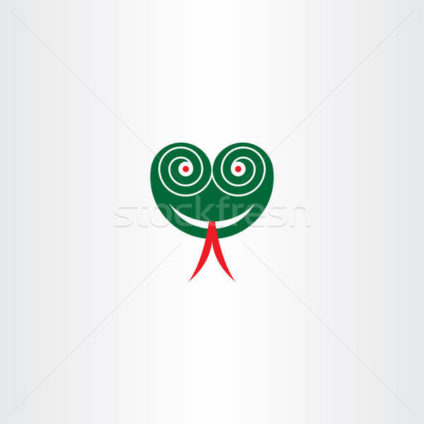 600x600 Scary Snake Head With Hypnotized Eyes Vector Icon Vector