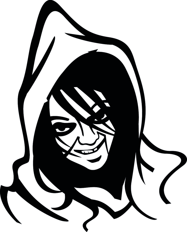 755x936 Scary Face Vector Freevectors