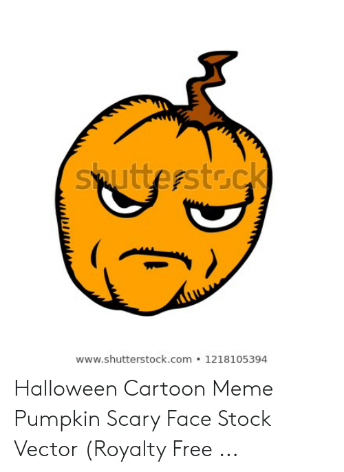 500x686 Halloween Cartoon Meme Pumpkin Scary