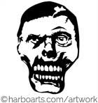 140x148 Download Scary Zombie Face